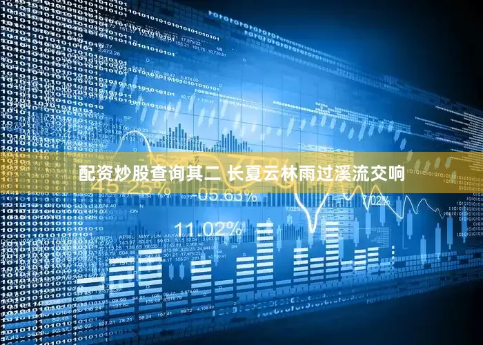 配资炒股查询其二 长夏云林雨过溪流交响